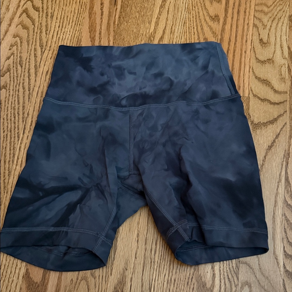 Lululemon Black Tie Dye Shorts